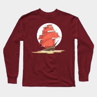 Ship Sailing Long Sleeve T-Shirt